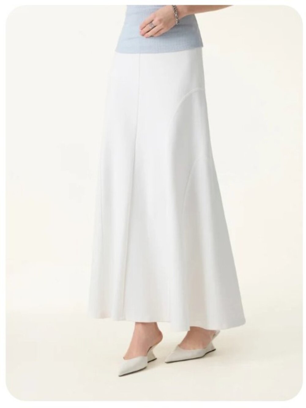 OGL Maxi Skirt White